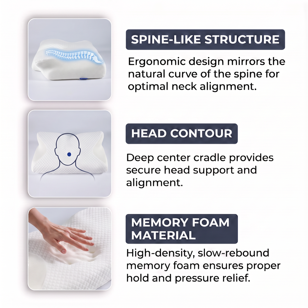 Realign - Spine realignment pillow for side sleepers